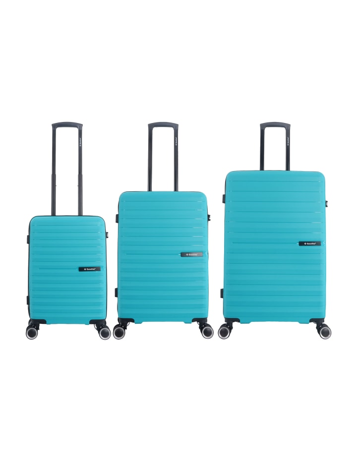 Koffer-Set Fiesta in turquoise
