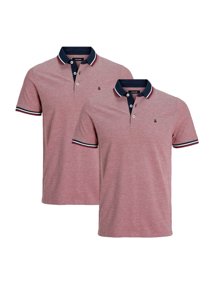 Poloshirt Paulos - Slim Fit in Rio red