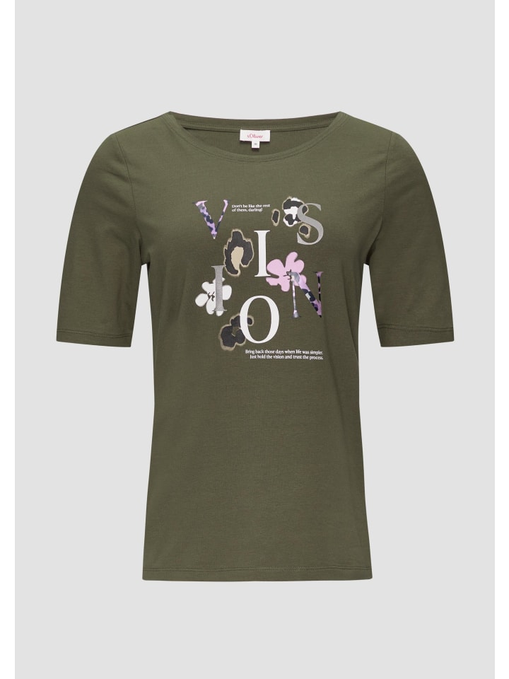 T-Shirt in 79E1_olivgrün
