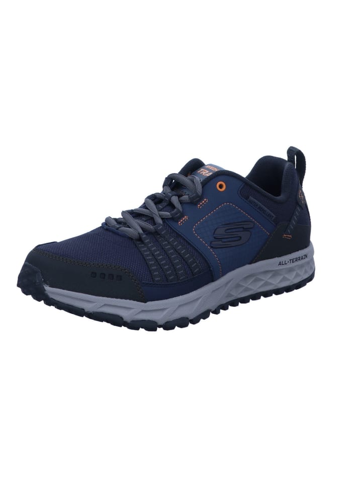 Sneaker ESCAPE PLAN in navy/orange