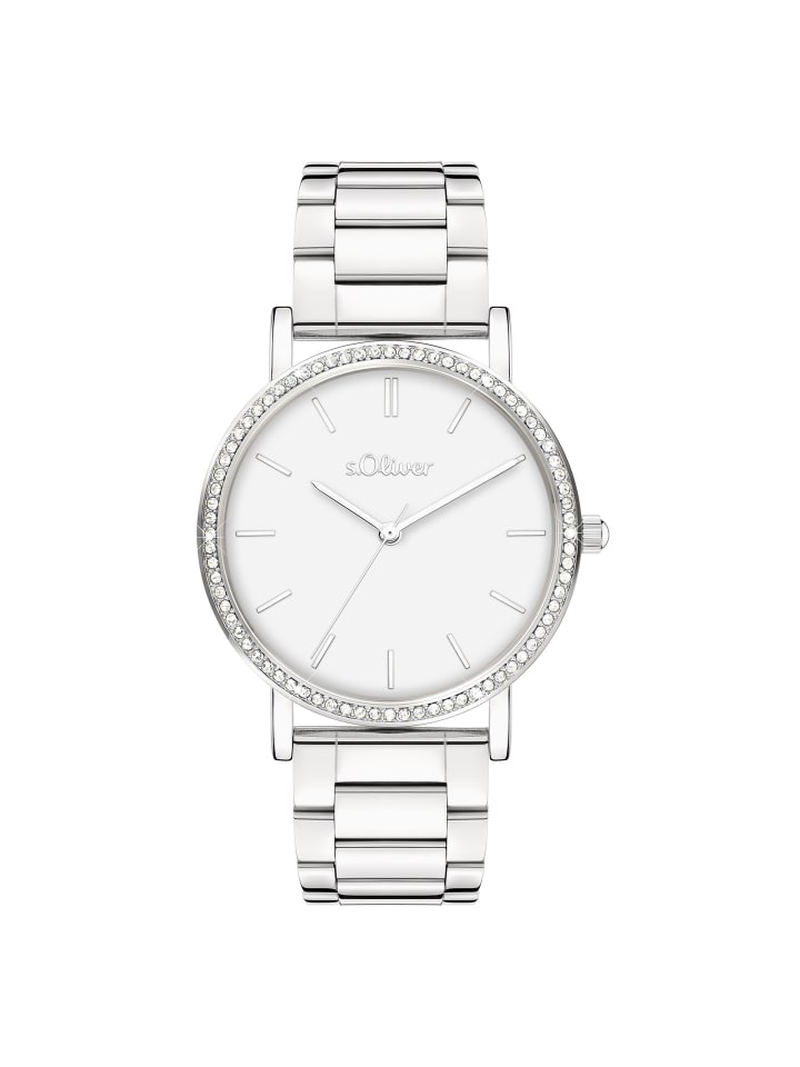 Armbanduhr Modern Shine in silber