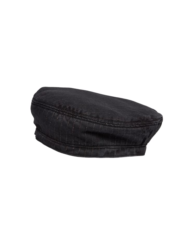Nadelstreifen-Kappe in Dark Grey