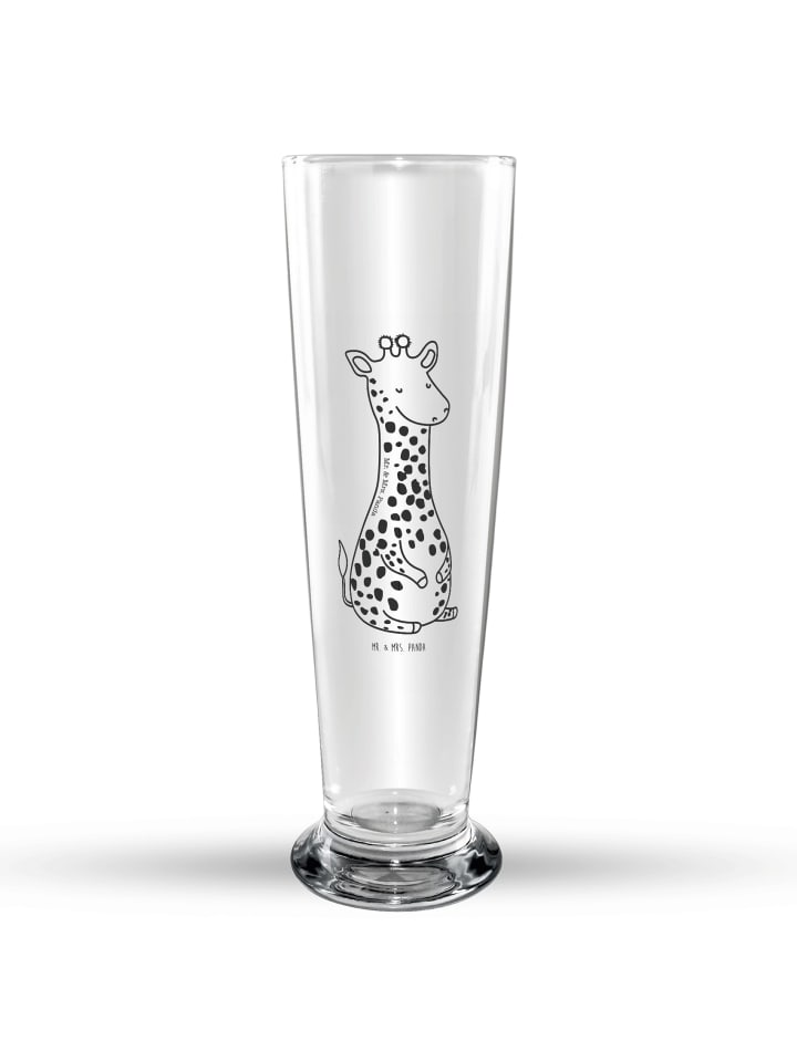 Willibecher Giraffe Zufrieden ohne Spruch in Transparent