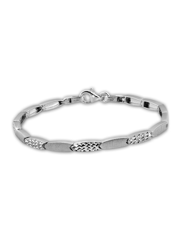 925 Sterling Silber Damen SilberDream Armbänder Schliff ca. 19cm