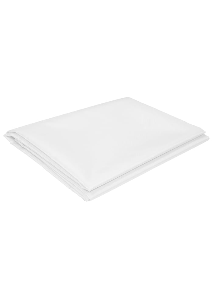 Sonnensegel 2,7x1,4 m für Seilspann-Markise 100% Polyester-Gewebe, weiß in Weiß