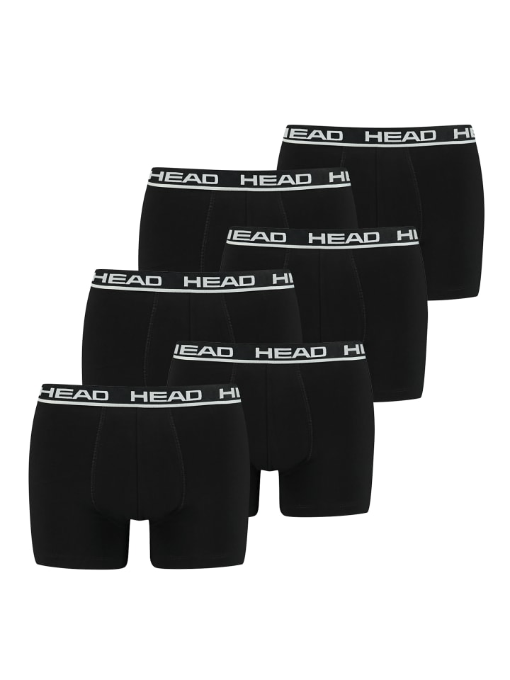 Boxershorts Head Basic Boxer 6P in 005 - Black