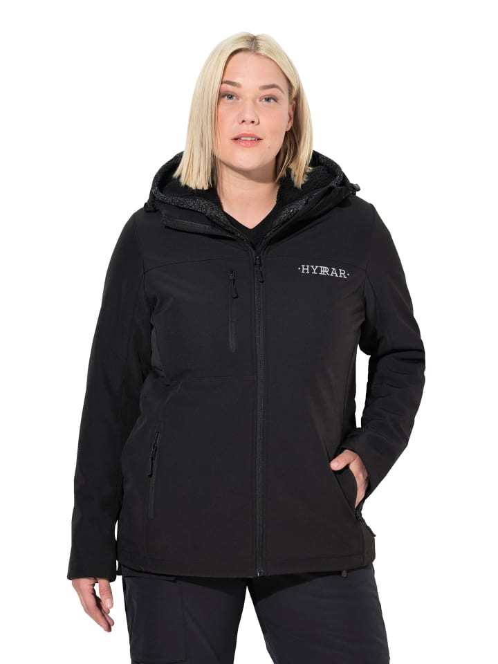 Softshelljacke in schwarz