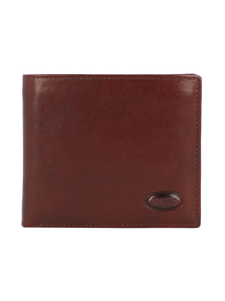 Monte Rosa Geldbörse RFID Leder 11,5 cm braun