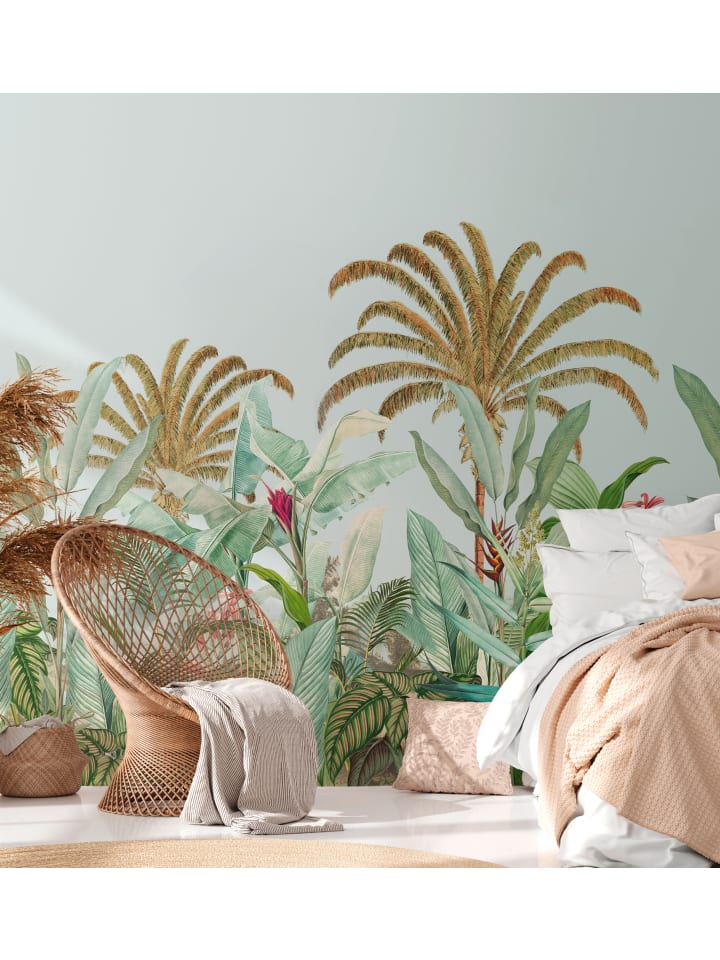 Tapete Tropical Eden in Grün
