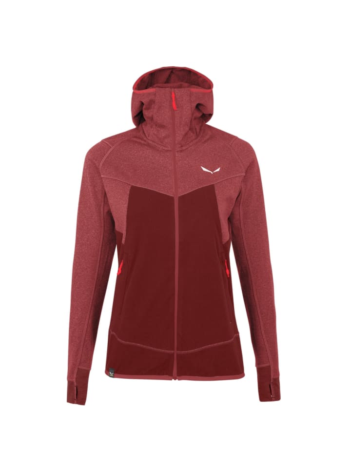 Fleecejacke Puez Hybrid Polarlite in rot