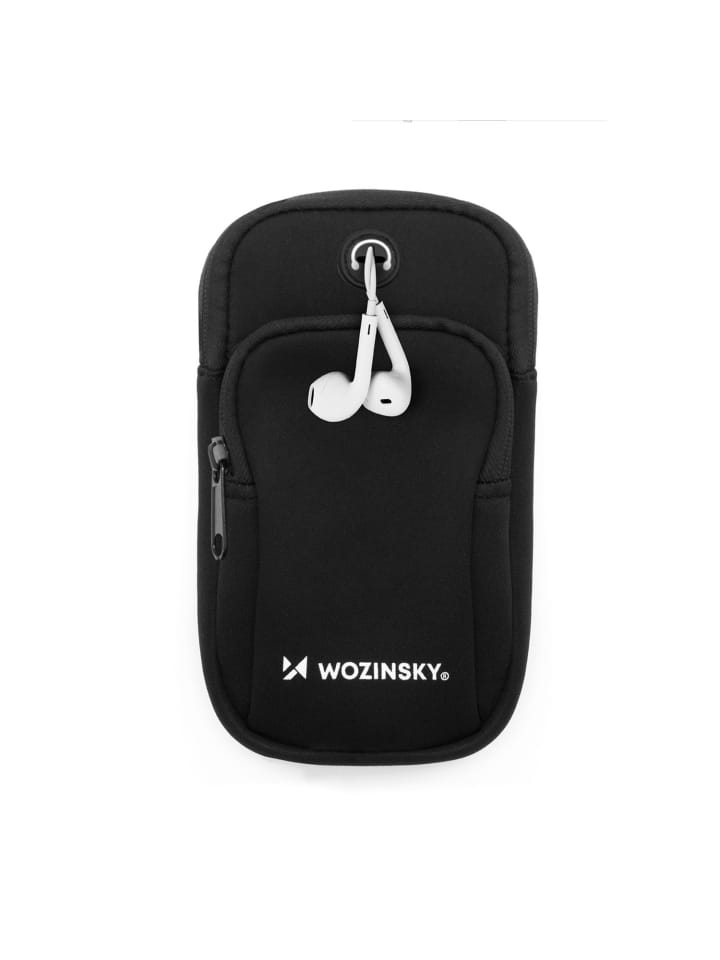 Laufband für Handys Armband Schwarz in Schwarz