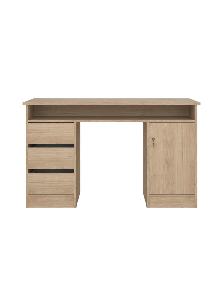 Schreibtisch FunctionPlus Nussbaum 126 x 55 cm