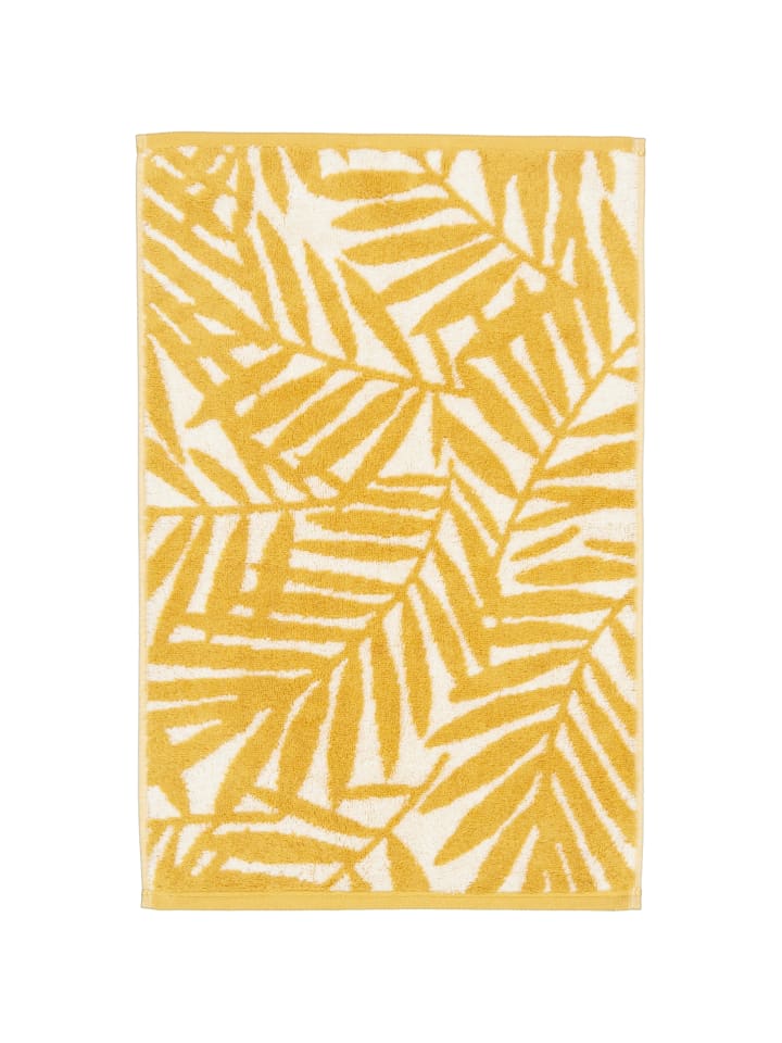 Cawö Handtücher Maison Blätter 6267 gold - 35 in gold - 35