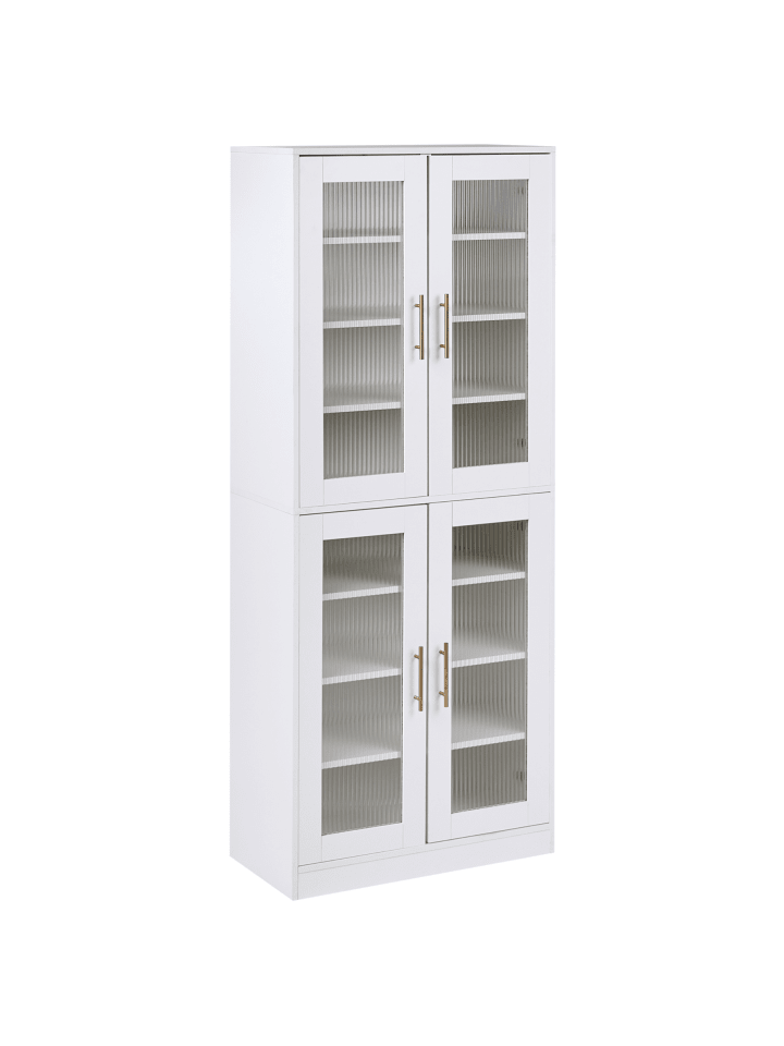 4-tlg Schuhschrank GRIFFITH in Weiß
