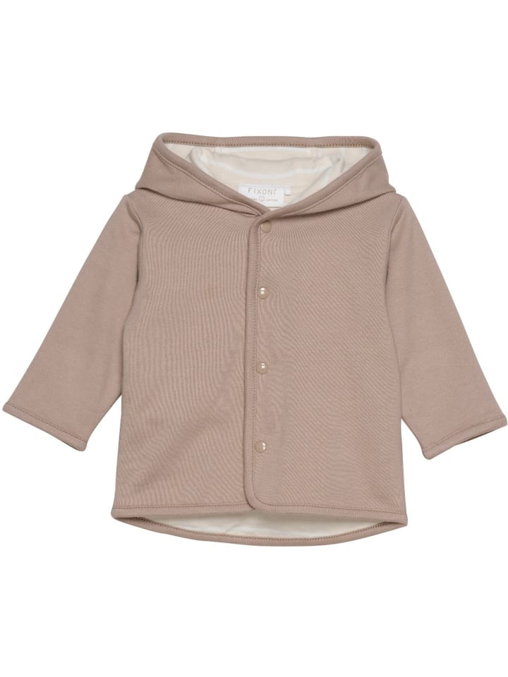 Kinder Strickjacke / Cardigan "Reversible Cardigan" in Braun