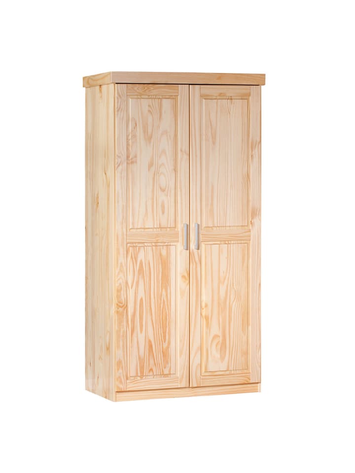 Kleiderschrank Leovra Holz 95 x 55 cm