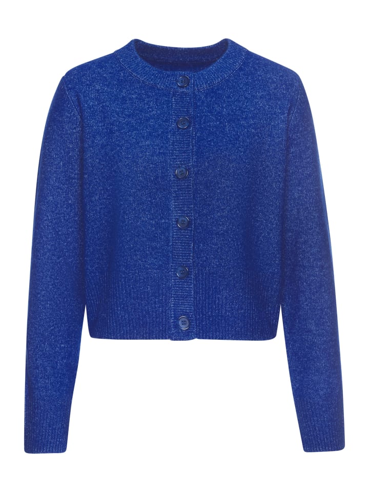 Strickjacke in royalblau