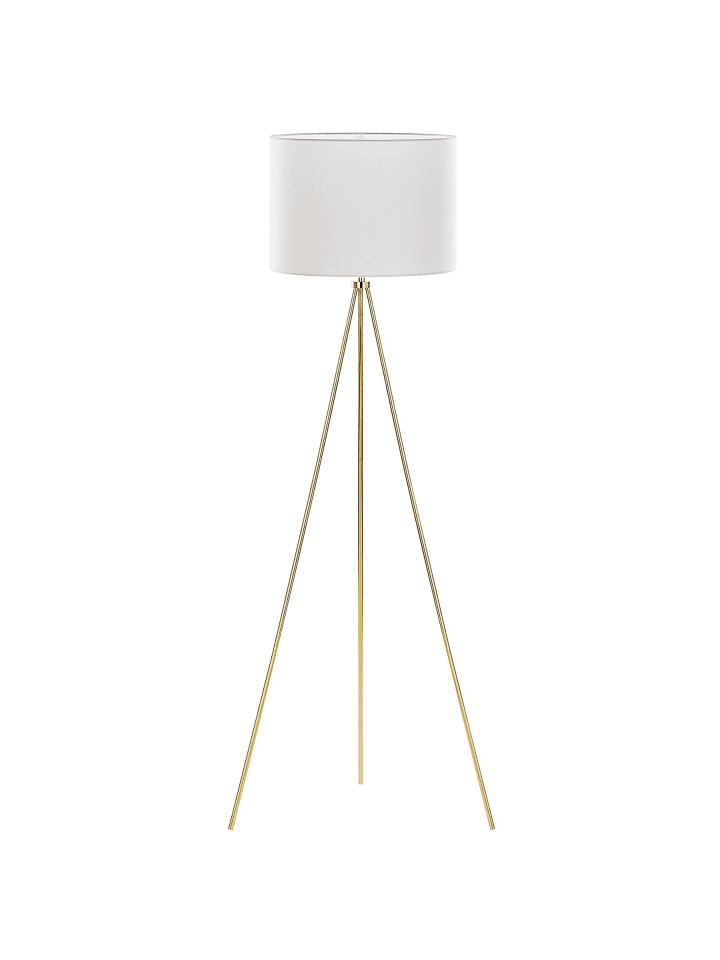 Stehleuchte VISTULA in Weiß/Gold - (W) 55 x (H) 148 x (L) 55 cm