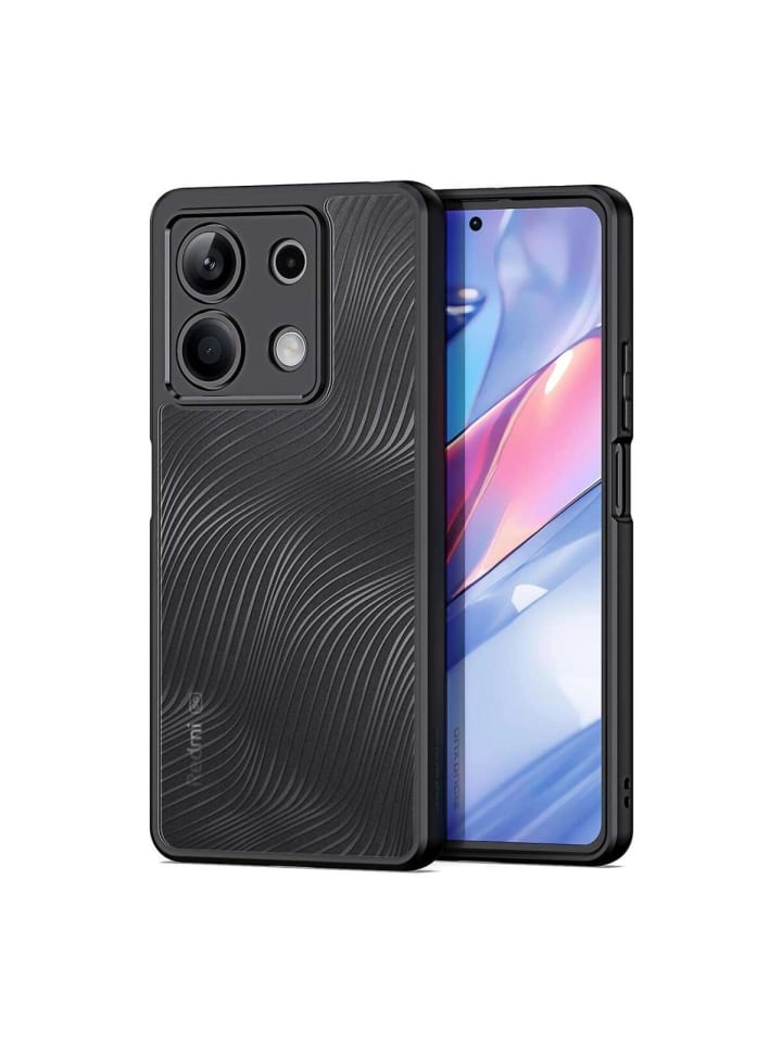 Aimo Hülle kompatibel mit Xiaomi Redmi Note 13 5G Schwarz in Schwarz