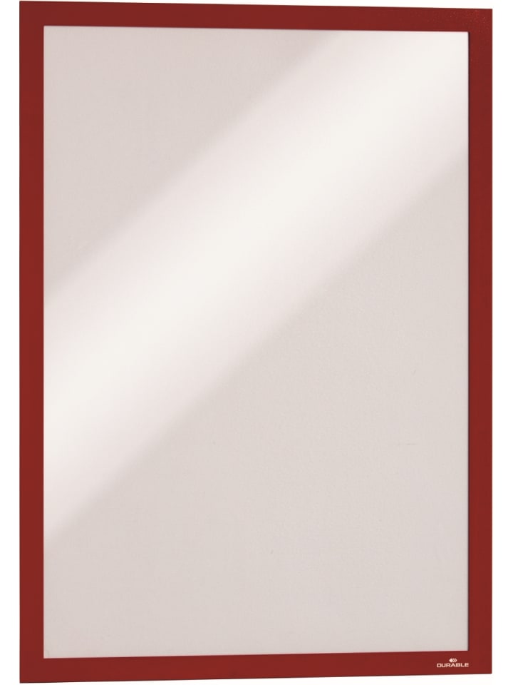 Magnetrahmen Duraframe selbstklebend A3 rot Packung mit 2 Stück