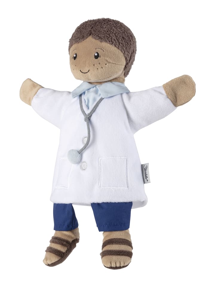 Handpuppe Arzt in bunt