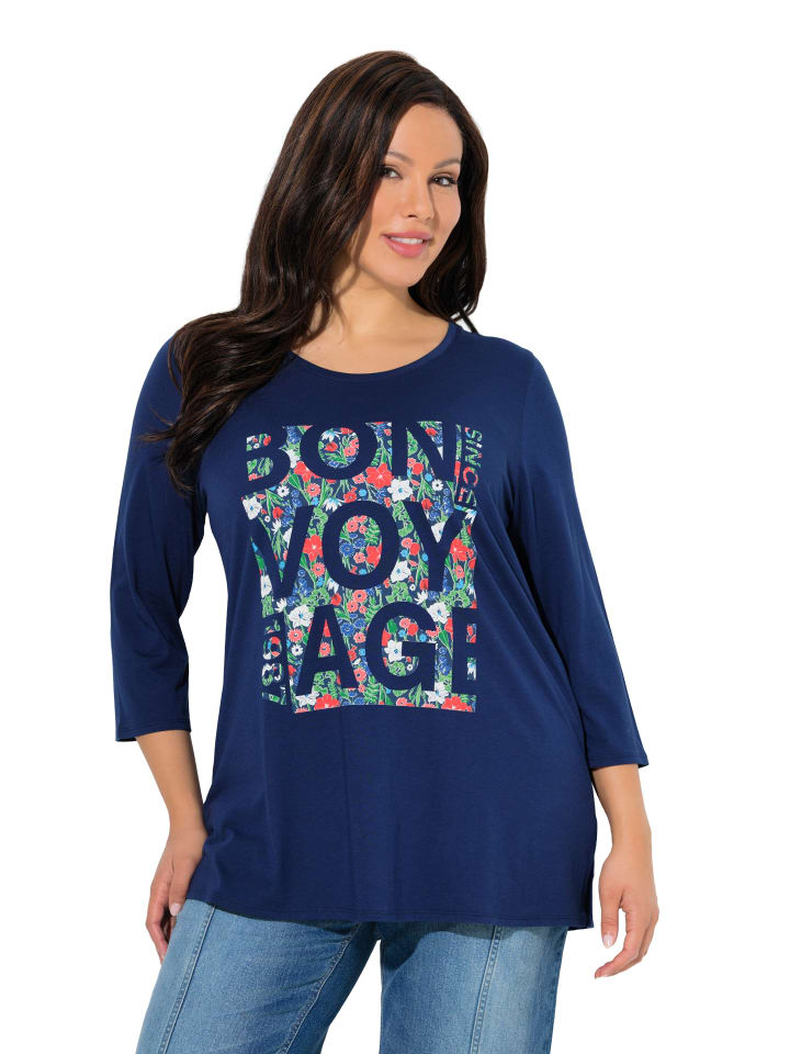 Shirt in tintenblau