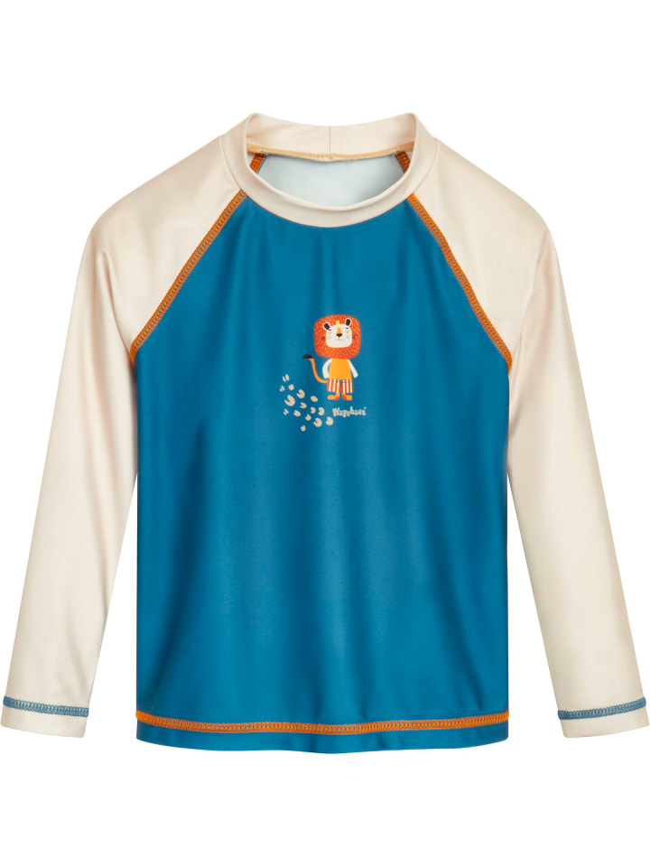 UV-Schutz Shirt 1/1-Arm Dschungel in petrol