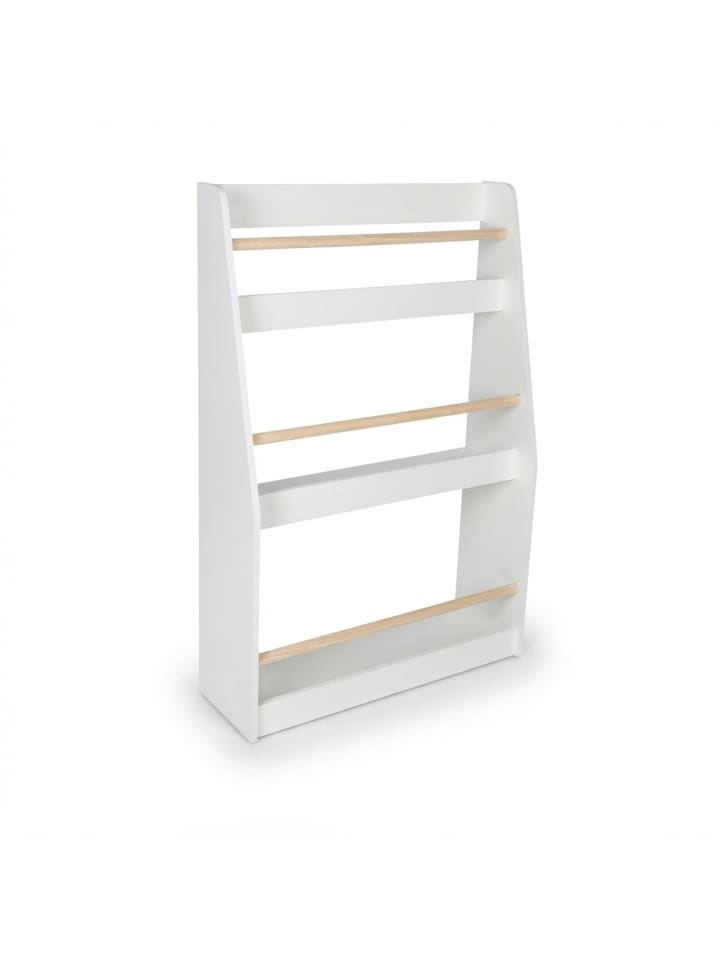 Bücherregal in Weiß/ Natur - (B)60 x (H)90 x (T)20 cm
