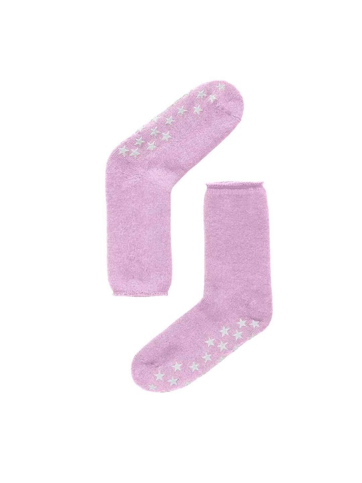 Socken Homepads antirutsch in Pure-rose