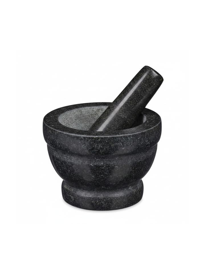 Mörser mit Stößel in Grau Ø 14 cm