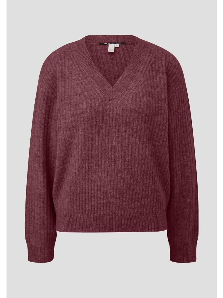 Strickpullover in 39W0_bordeaux