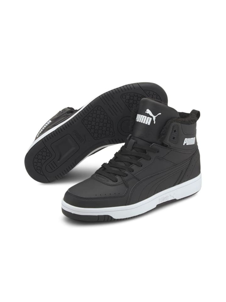 Sneaker "Puma Rebound Joy Fur" in Schwarz