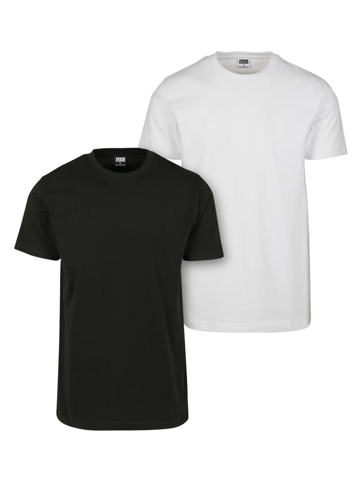 T-Shirt in black/white