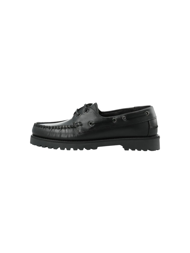 Flacher Schuh CASLENA in Black/Black