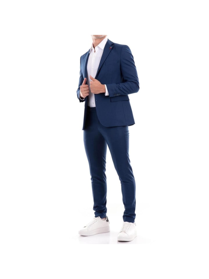 Blau Herren Suit