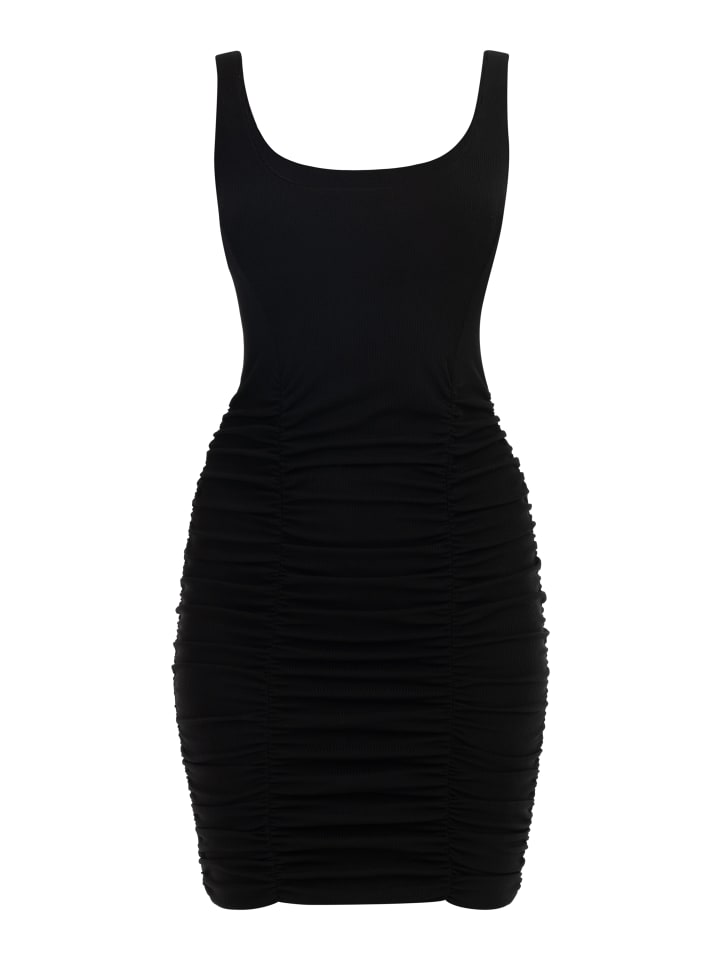 Damen Trägerkleid Mini in Schwarz