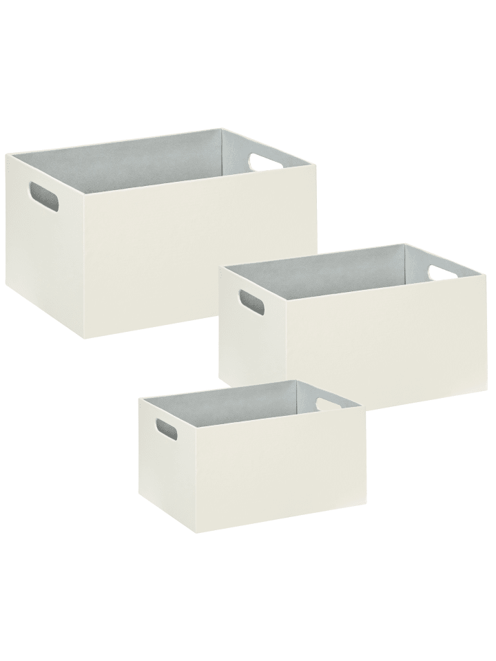 3er-Set Korb LARSA in Beige