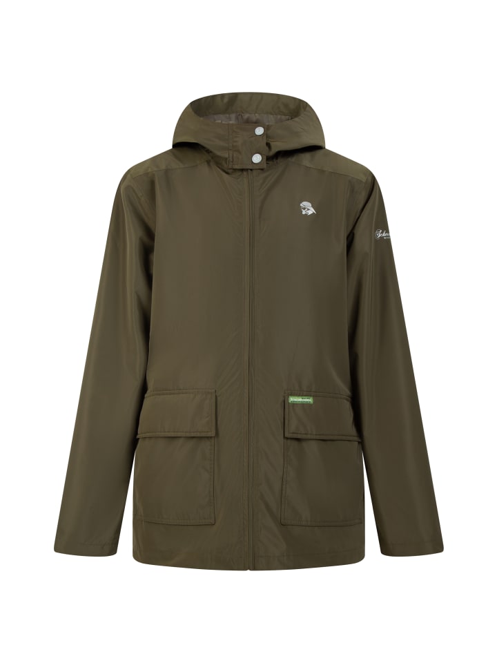 Herren Regenjacke in Militäroliv