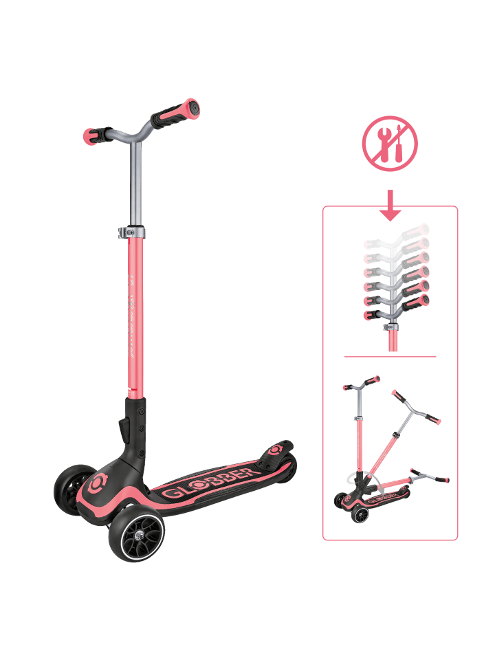 Scooter ULTIMUM Roller in coral pink