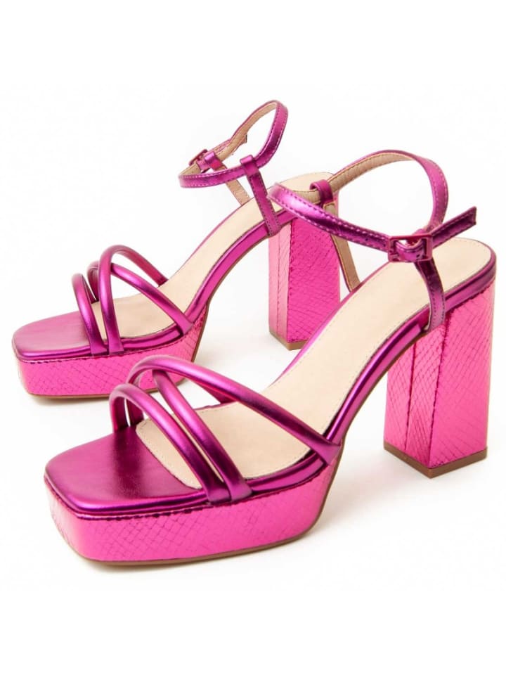 Sandalen Heel Festsand10 Pink in Rosa