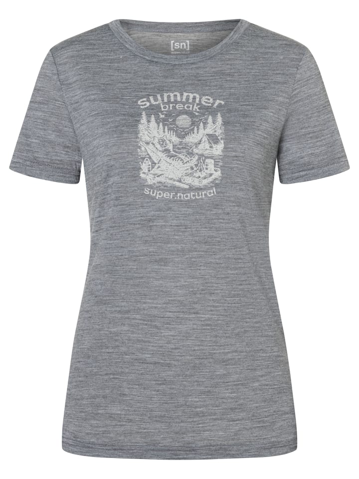 W SUMMER BREAK TEE in grau