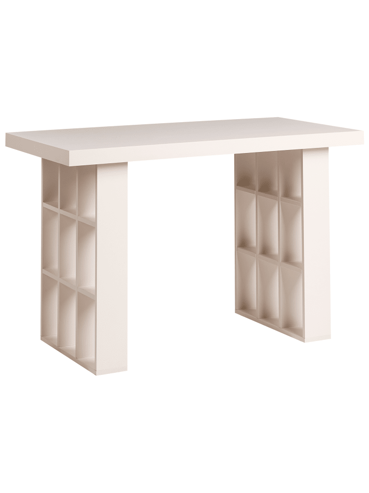 Schreibtisch ELURA in Beige - (W) 120 x (H) 75 x (L) 60 cm
