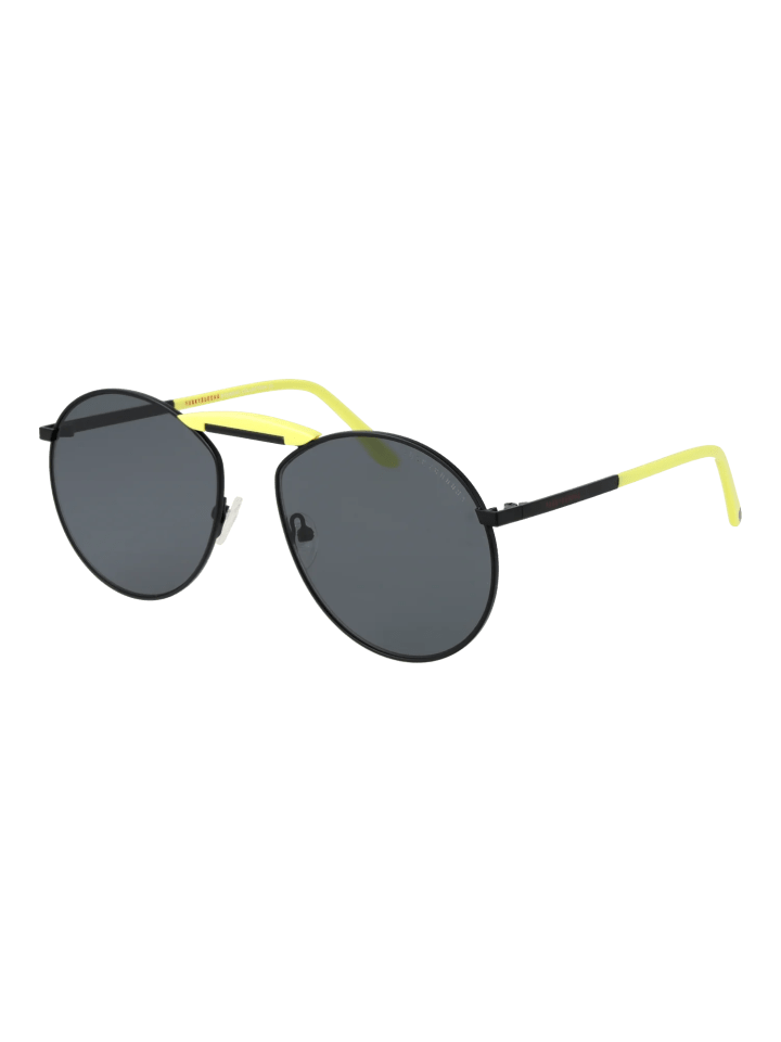 Damen Sonnenbrillen Rund Schwarz