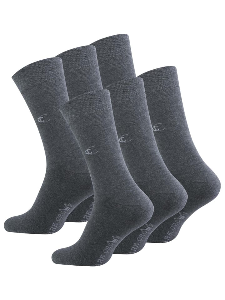 Business Socks 6 Paar in anthrazit