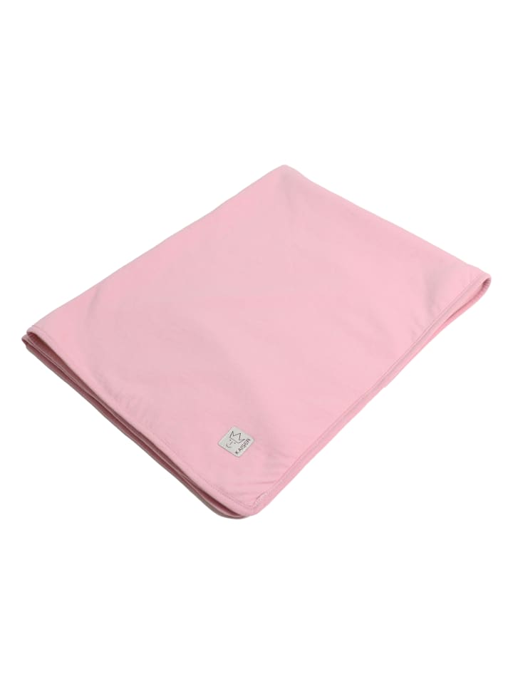Babydecke Jersey Winter birdal rose