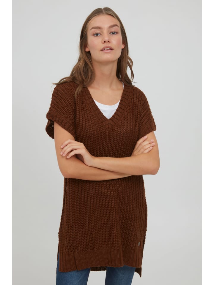 Strickpullover OXLene in Braun