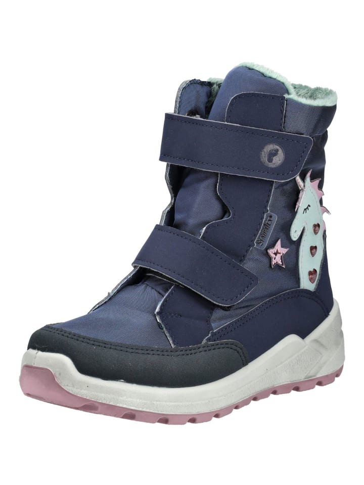 Stiefelette Marine