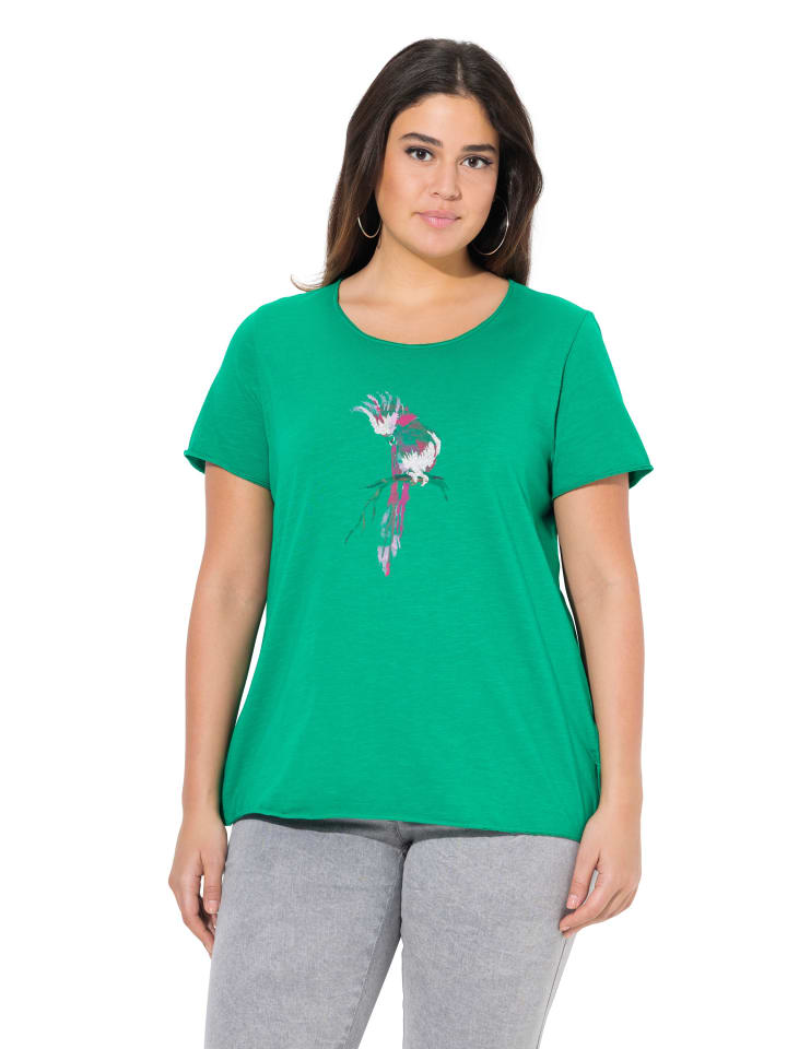 Shirt in moosgrün