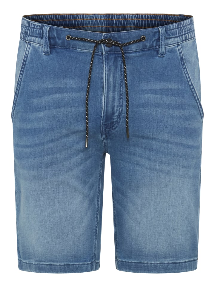 Jogg-Jeansbermudas in blue used