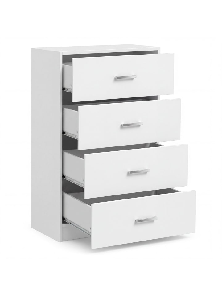 Sideboard in Weiß / Spanplatte / 60x30x90